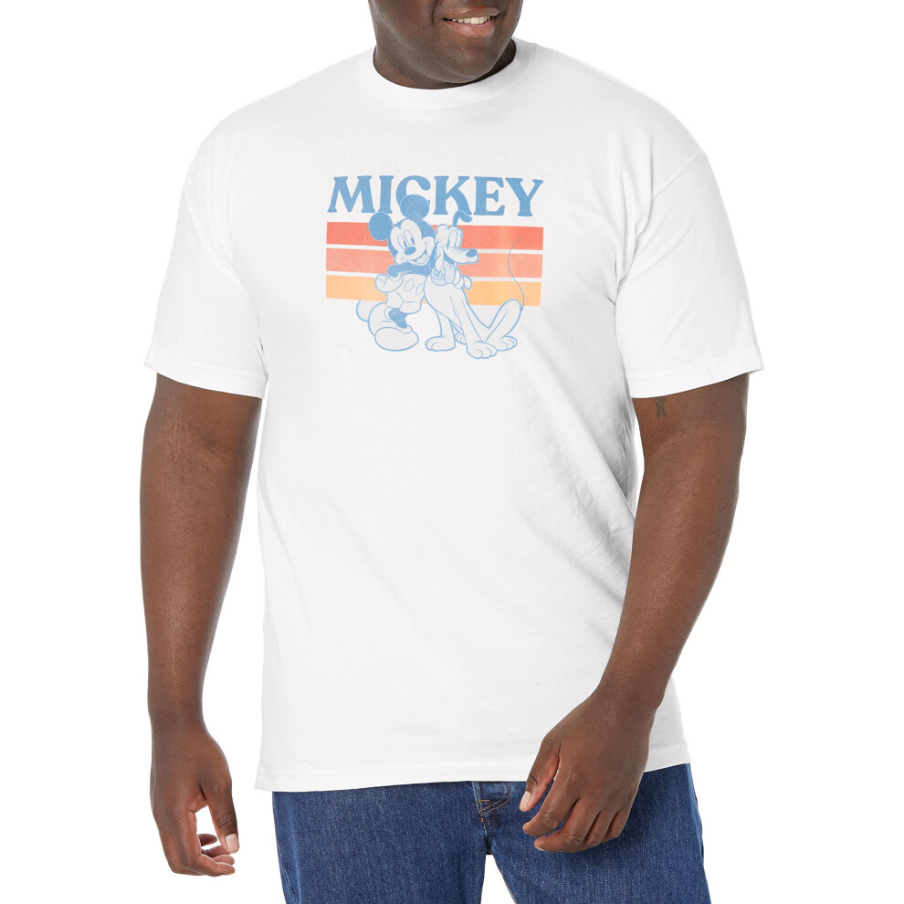 Disney Big Classic Mickey Retro Squad Men's Tops Short Sleeve Tee Shir