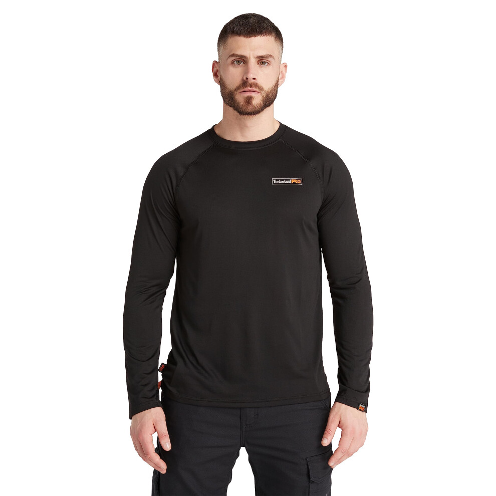 Timberland PRO Men's Wicking Good Long-Sleeve T-Shirt 2.0  Black  X-La