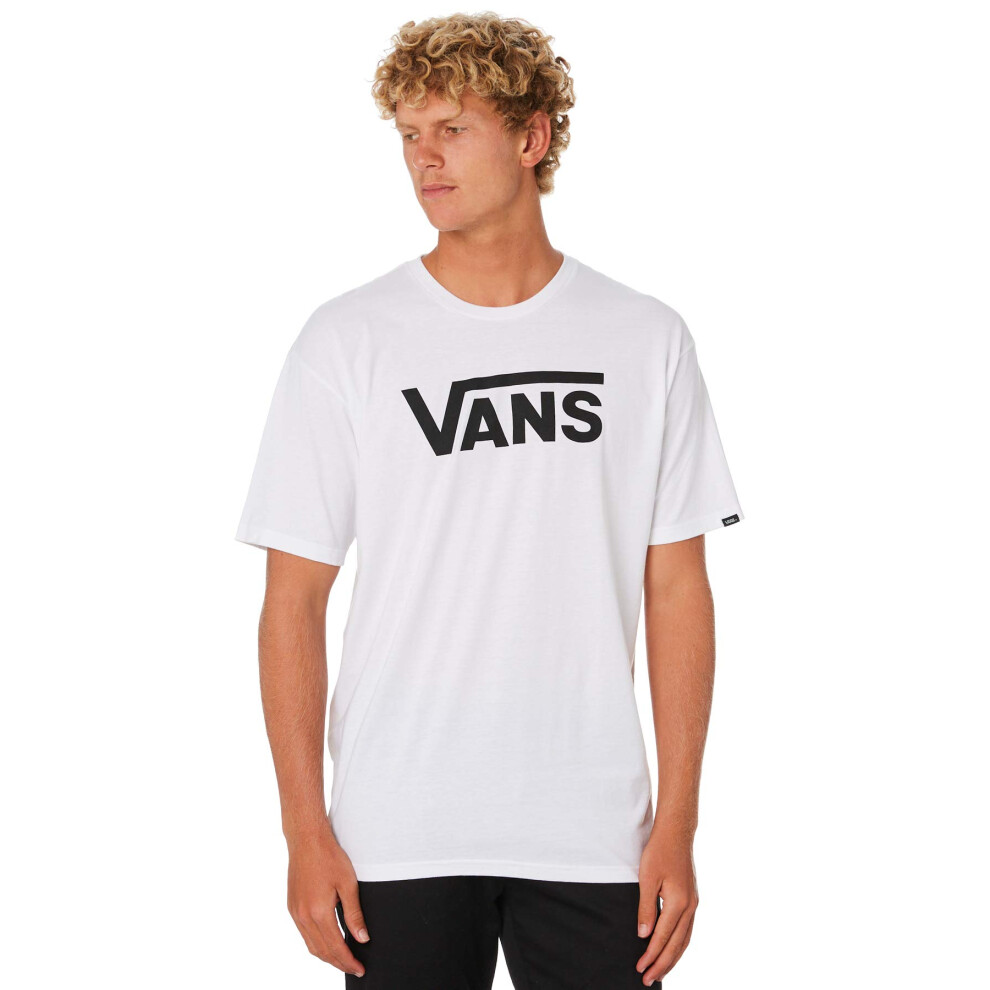 Vans Men's Classic Tee  White/Black  MD