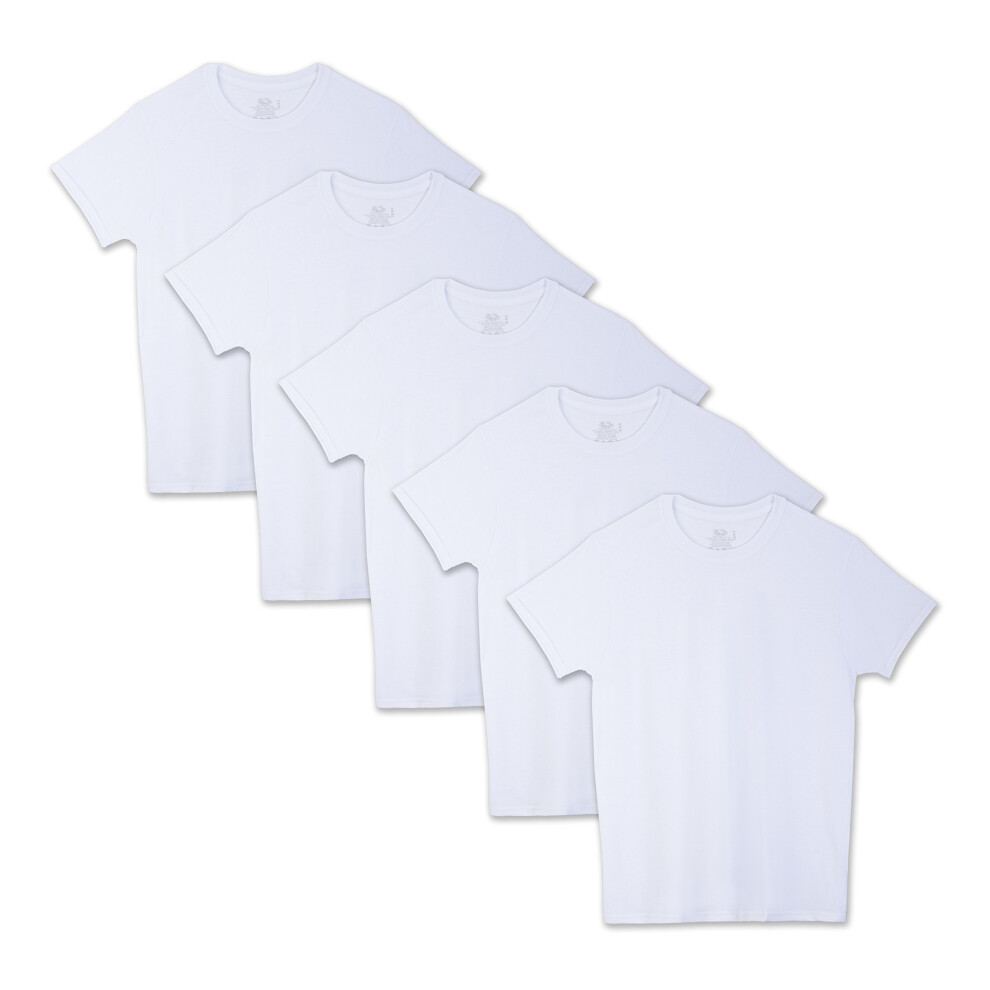 Fruit of the Loom Men's Beyondsoft Crew Tee  White ice  3X-Large