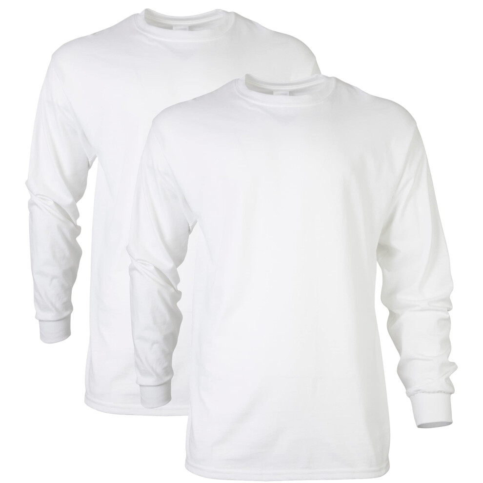 Gildan Men's Ultra Cotton Long Sleeve T-Shirt  Style G2400  Multipack