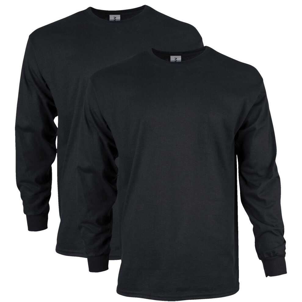 Gildan Men's Ultra Cotton Long Sleeve T-Shirt  Style G2400  Multipack