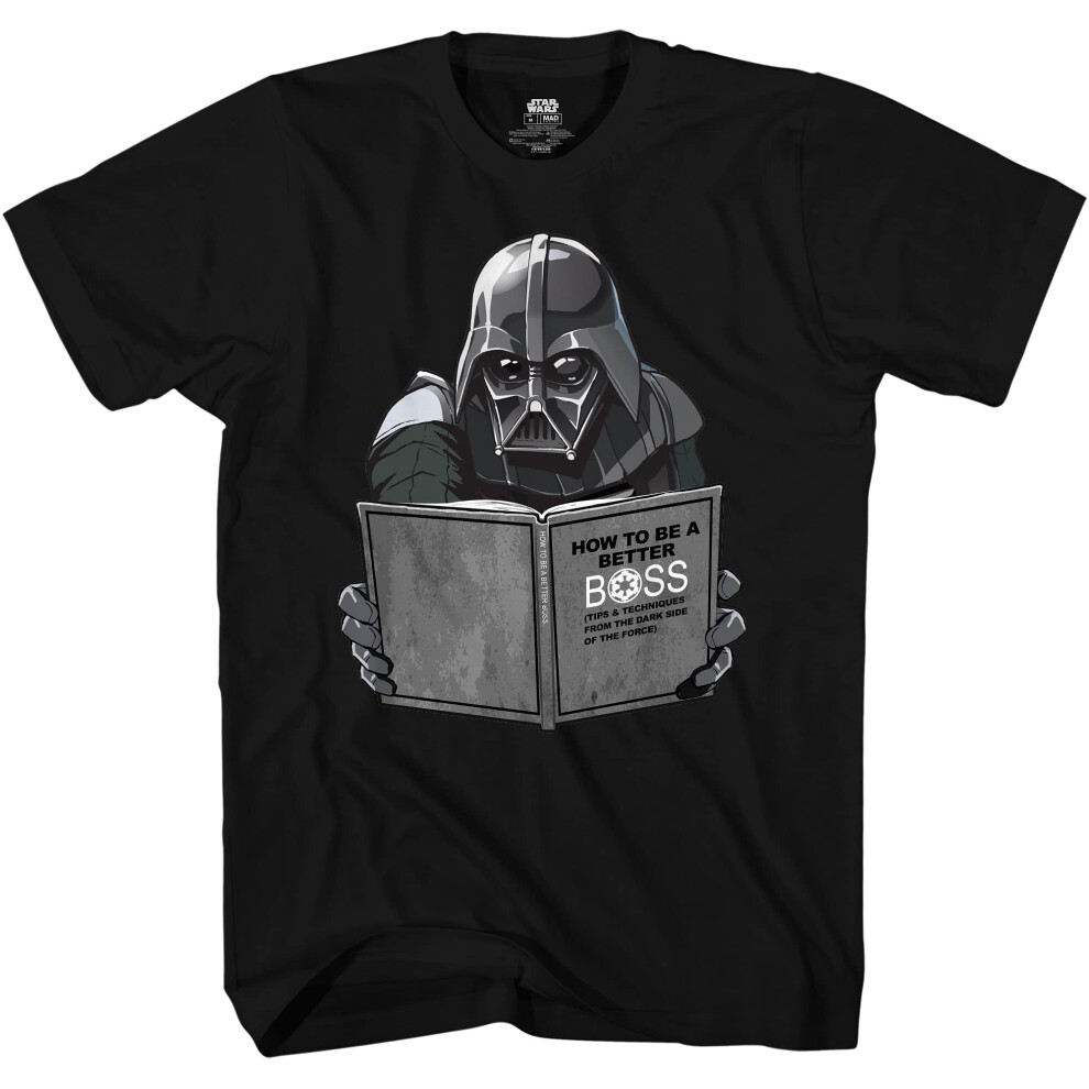 STAR WARS Darth Vader Dark Side Improving Vader Adult Men's T-Shirt (P