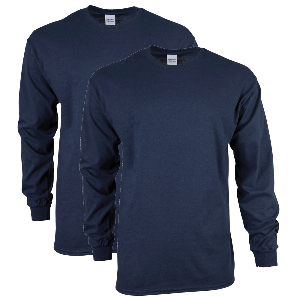 Gildan Men's Ultra Cotton Long Sleeve T-Shirt  Style G2400  Multipack