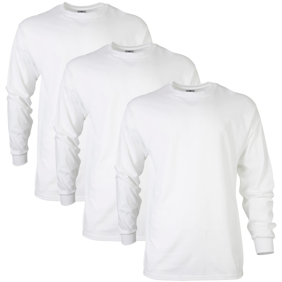 Gildan Men's Ultra Cotton Long Sleeve T-Shirt  Style G2400  Multipack