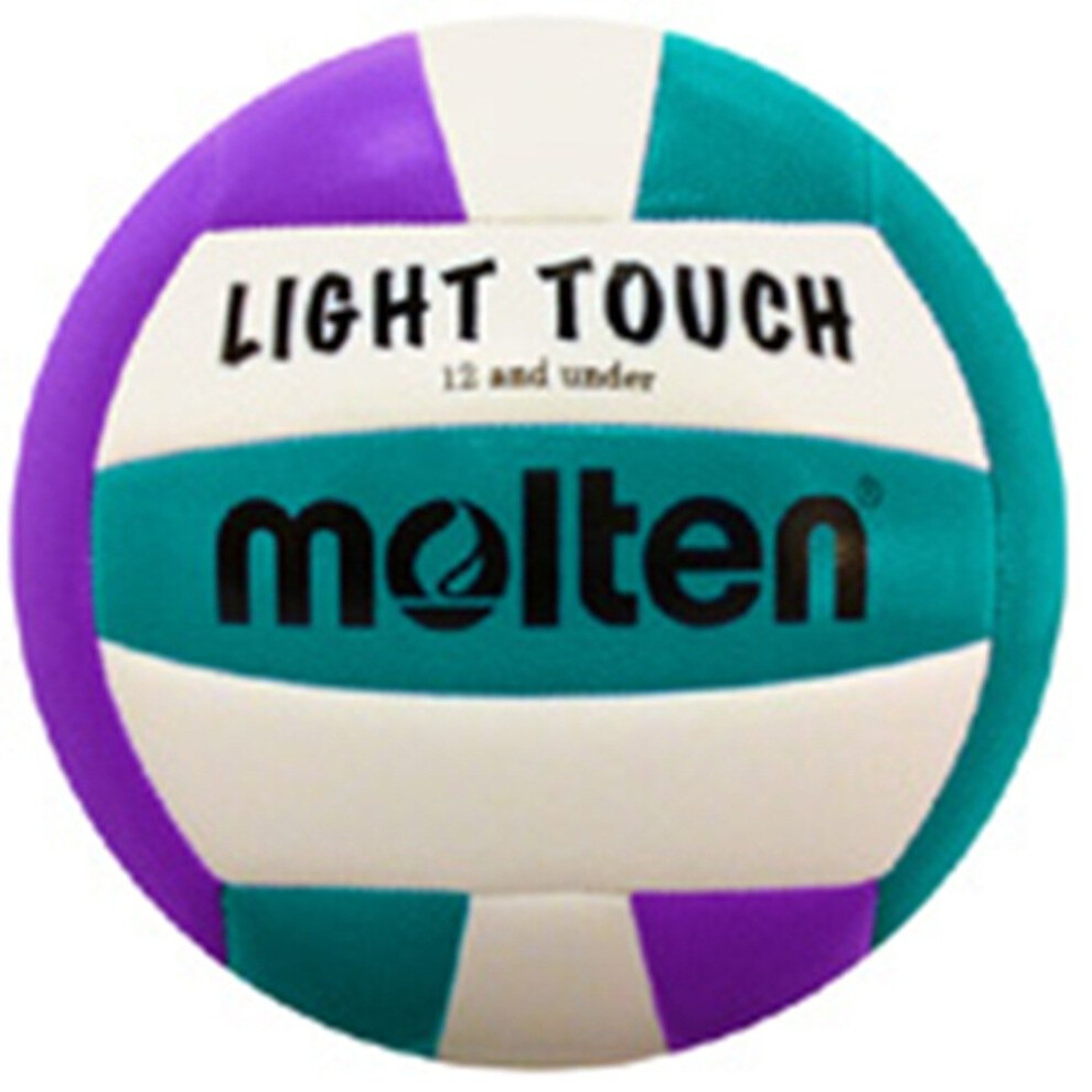 Molten MS240-3 Light Touch Volleyball  Purple/Aqua  12 in