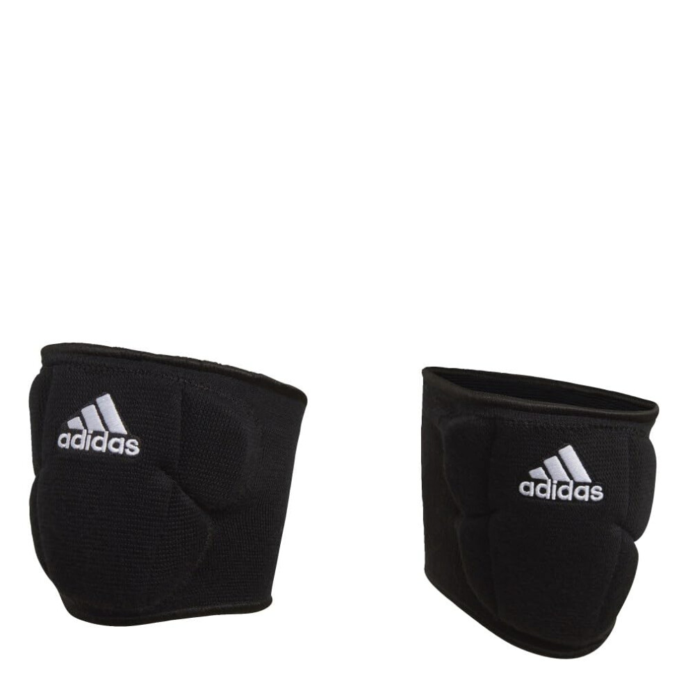 adidas Unisex-Adult Sleek 5 Inch Knee Pad  Black/White  Small