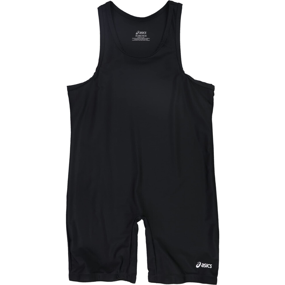 ASICS Men's Solid Modified Singlet  Black  Large