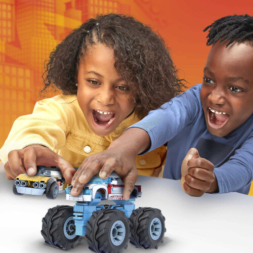 MEGA MEGA Hot Wheels Συλλεκτικό Αυτοκινητάκι Rodger Dodger, 2 Μικρές Φιγούρες Οδηγών 1
