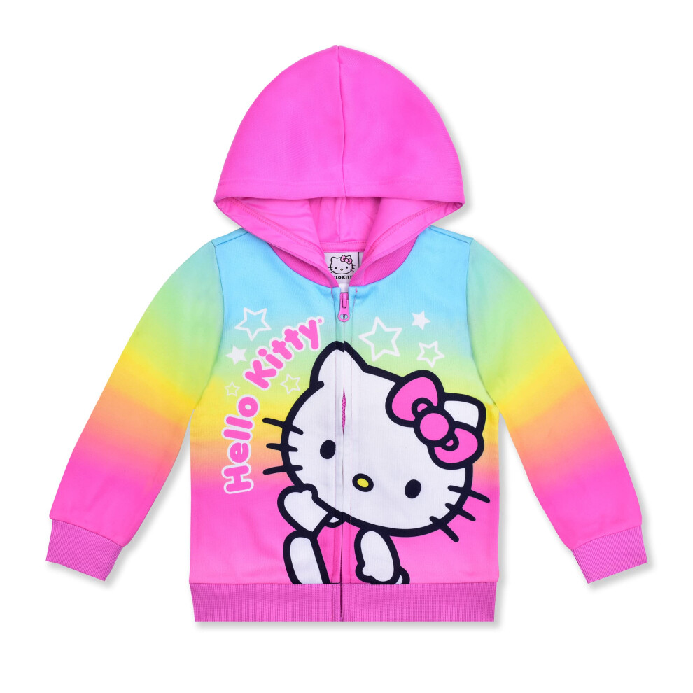 Hello Kitty Girls Zip-Up Hoodie for Infant  Toddler  Little and Big Ki