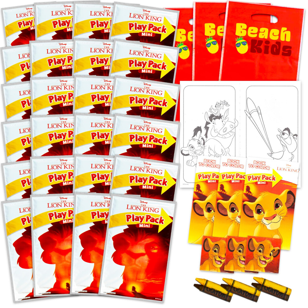 Disney Lion King Party Favors Pack ~ Bundle of 24 Mini Lion King Play