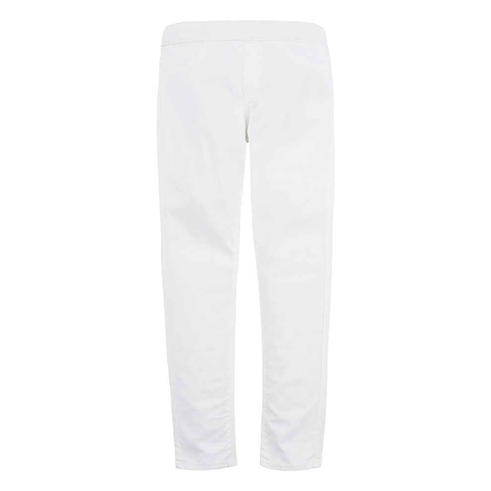 Levi's Girls' Skinny Fit Pull On Jeggings  White  12