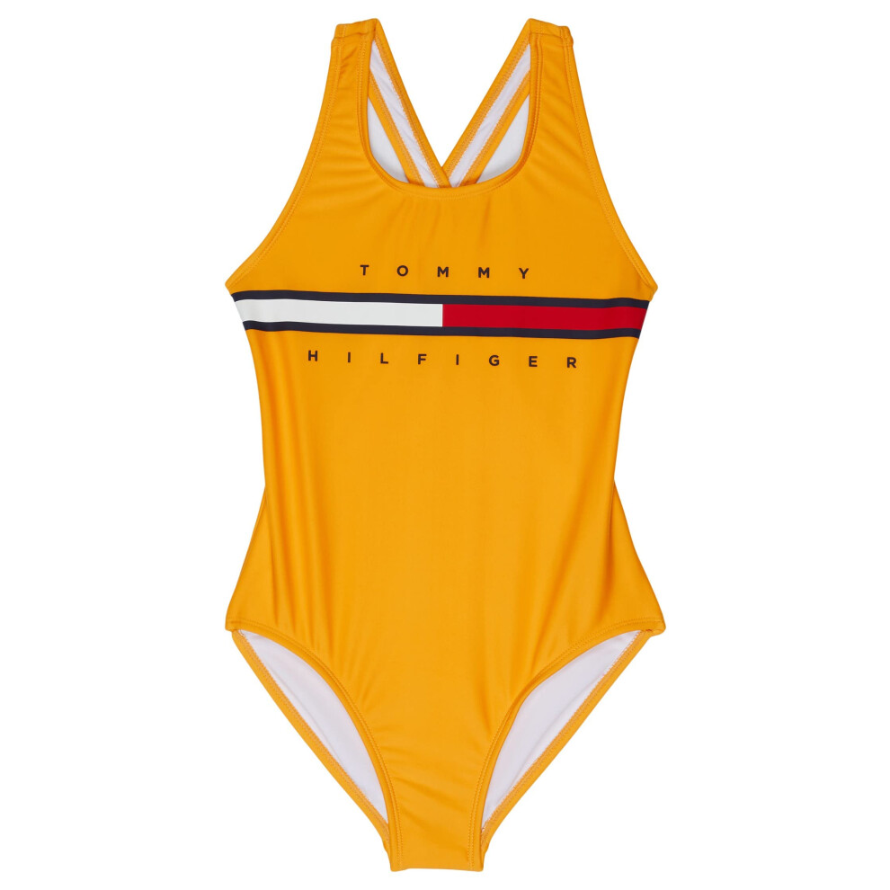 Tommy Hilfiger Girls' One-Piece and Bikini Swimsuits with UPF 50+ Sun