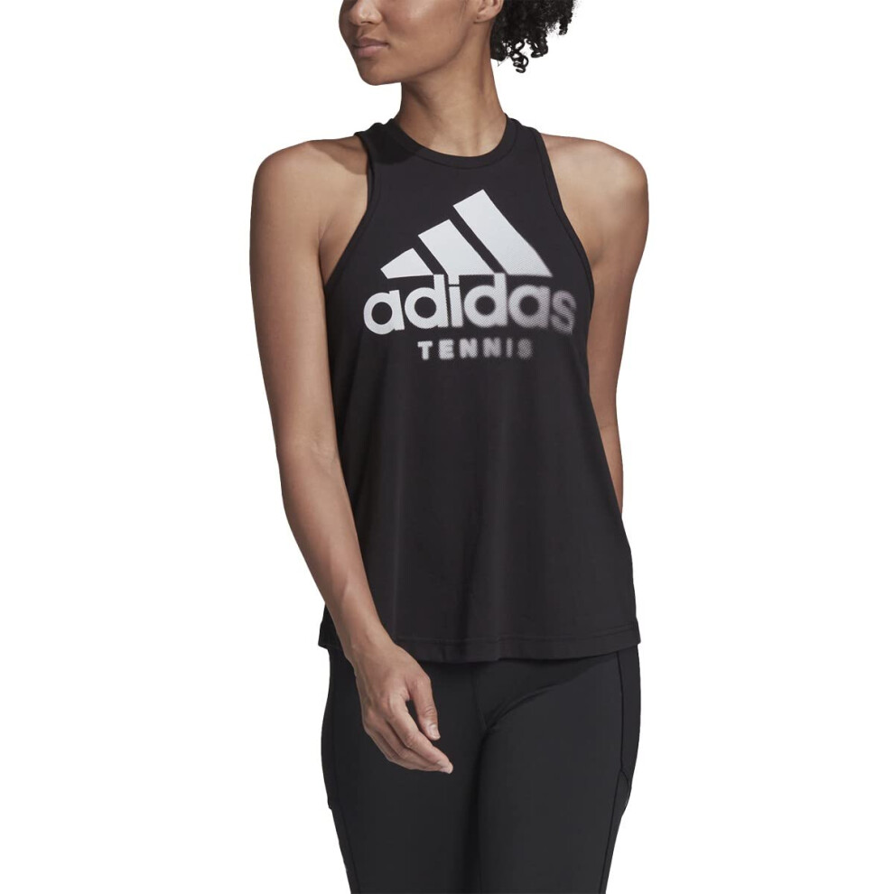 adidas Tennis Graphic Tank Top Black MD