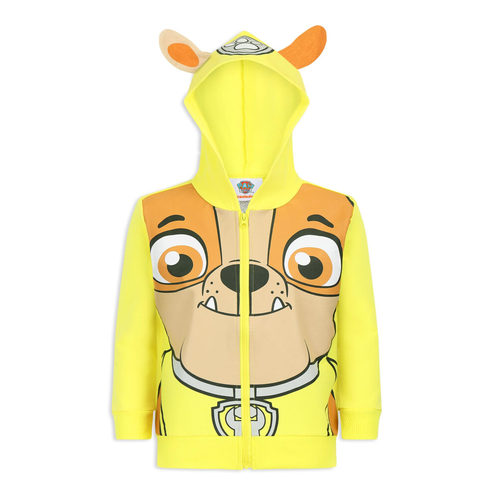 Paw Patrol Nickelodeon Marshall  Rubble or Chase Boys' Zip Up Hoodie f