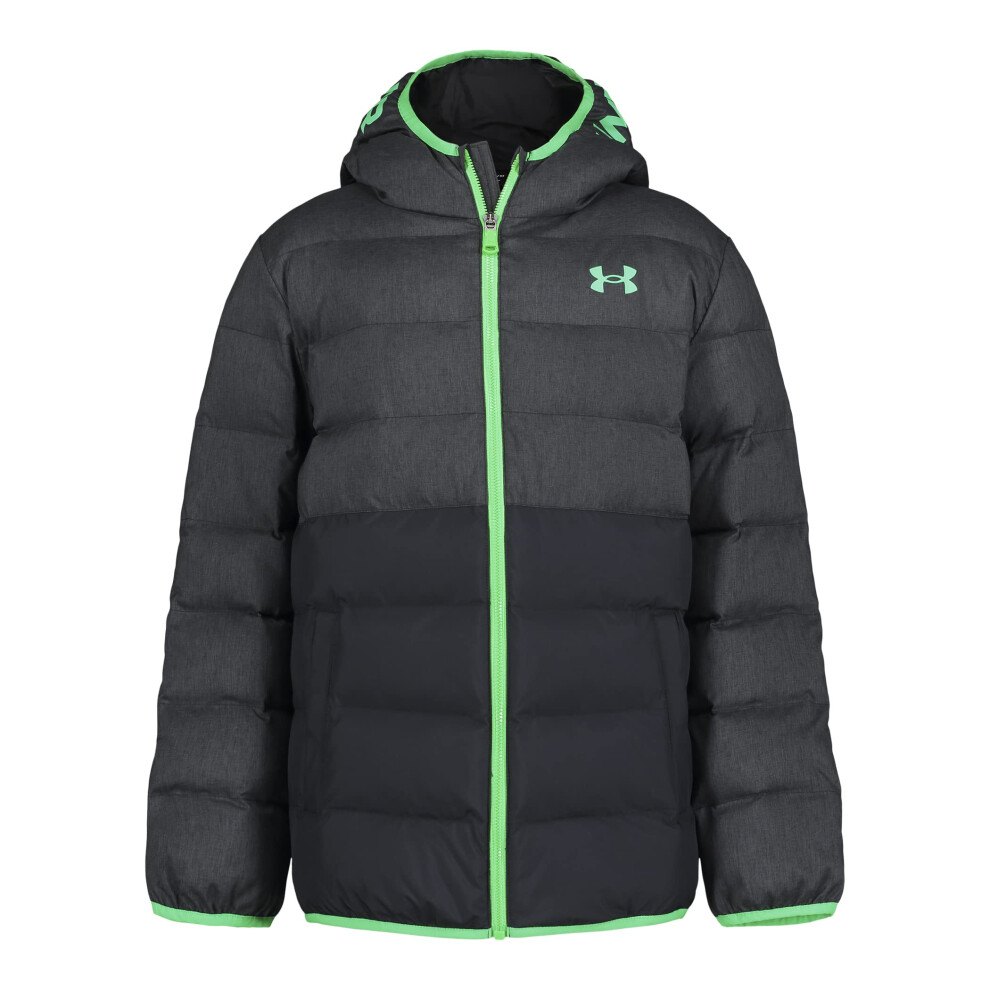 Under Armour Boys Pronto Colorblock Puffer Jacket  Mid-Weight Zip-Up C