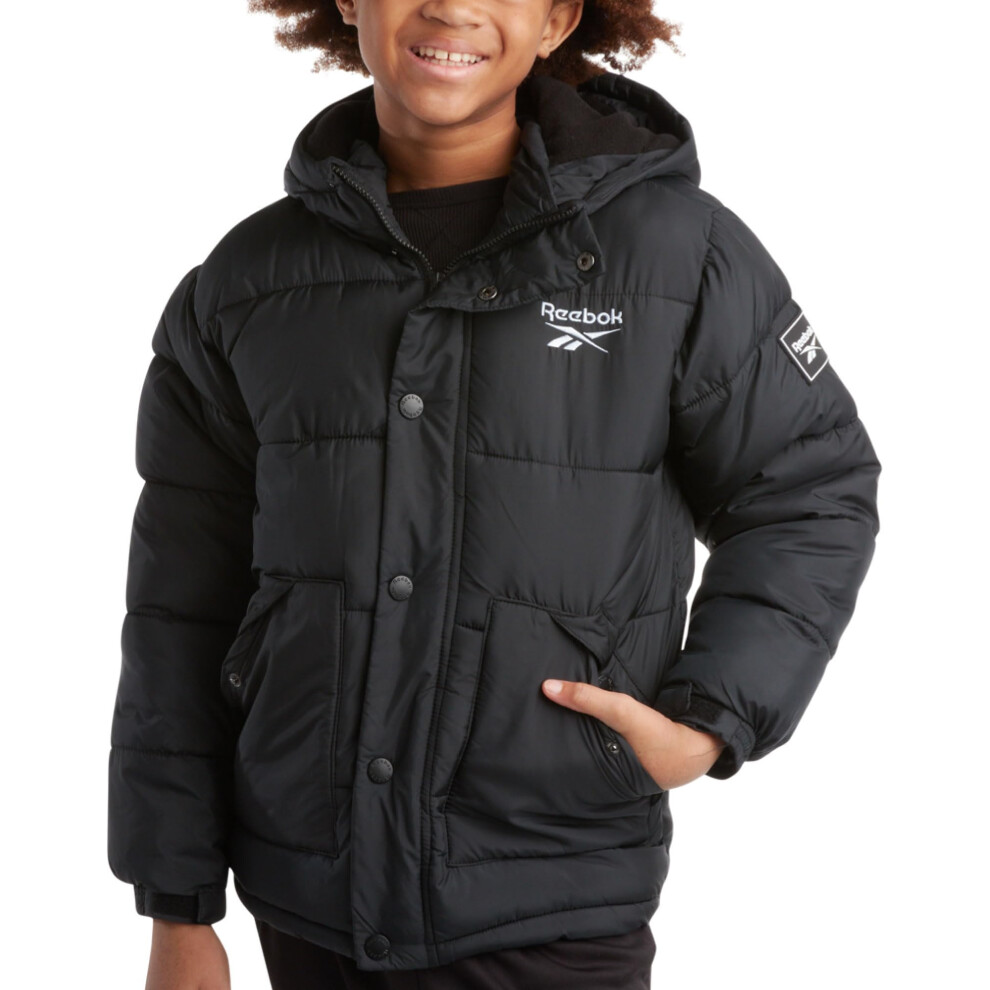 Reebok Boys' Winter Coat - Heavyweight Quilted Puffer Snow Parka - Wea