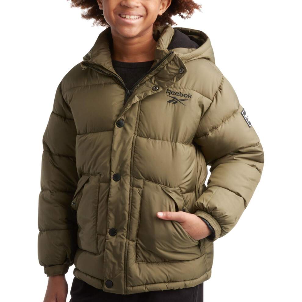 Reebok Boys' Winter Coat - Heavyweight Quilted Puffer Snow Parka - Wea