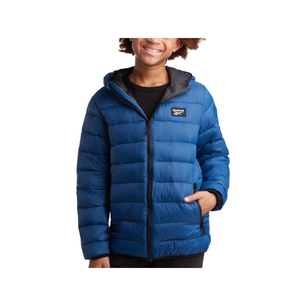 Reebok Boys Jacket - Lightweight Quilted Puffer Coat - Basic Outerwear