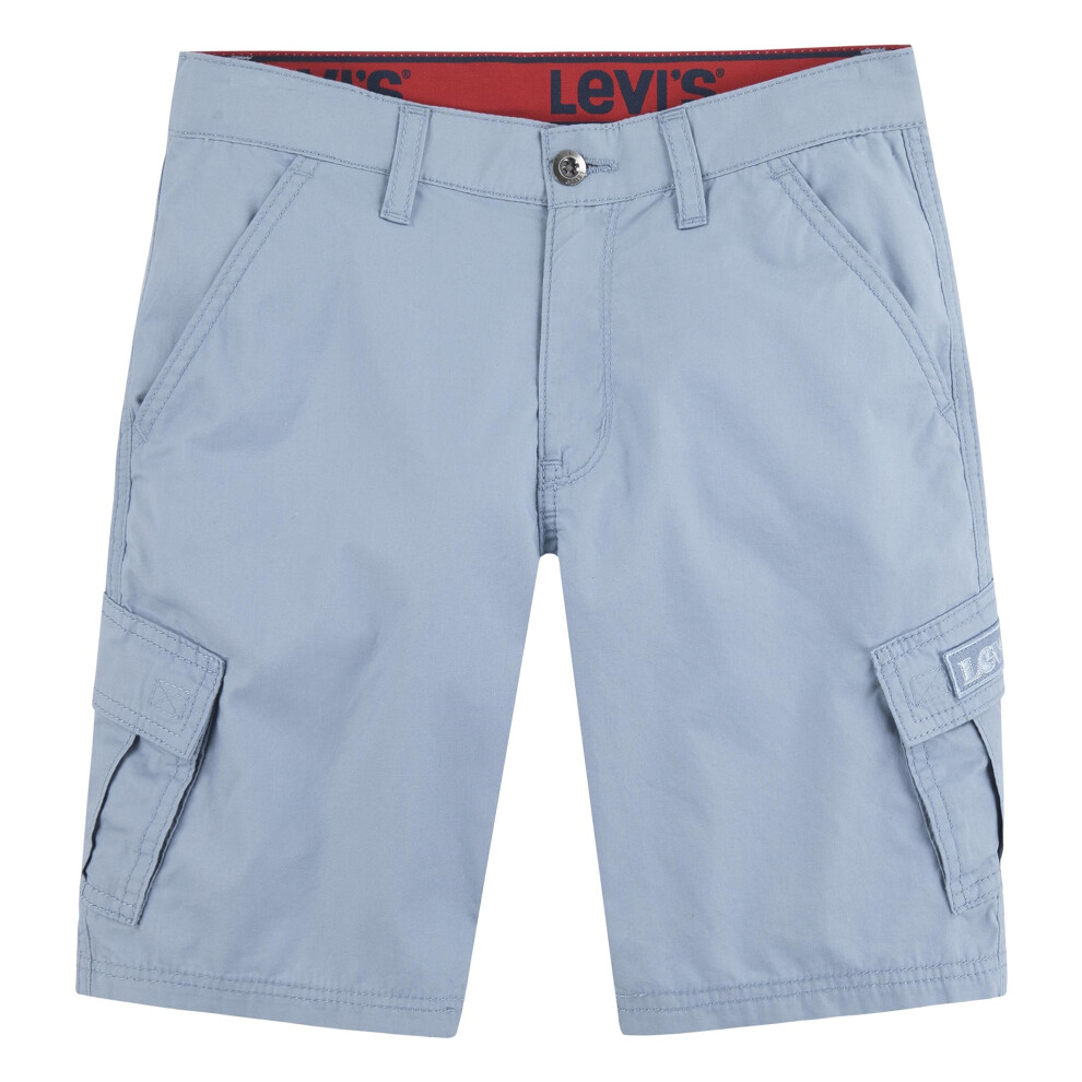 Levi's Boys' Cargo Shorts  Faded Denim  20