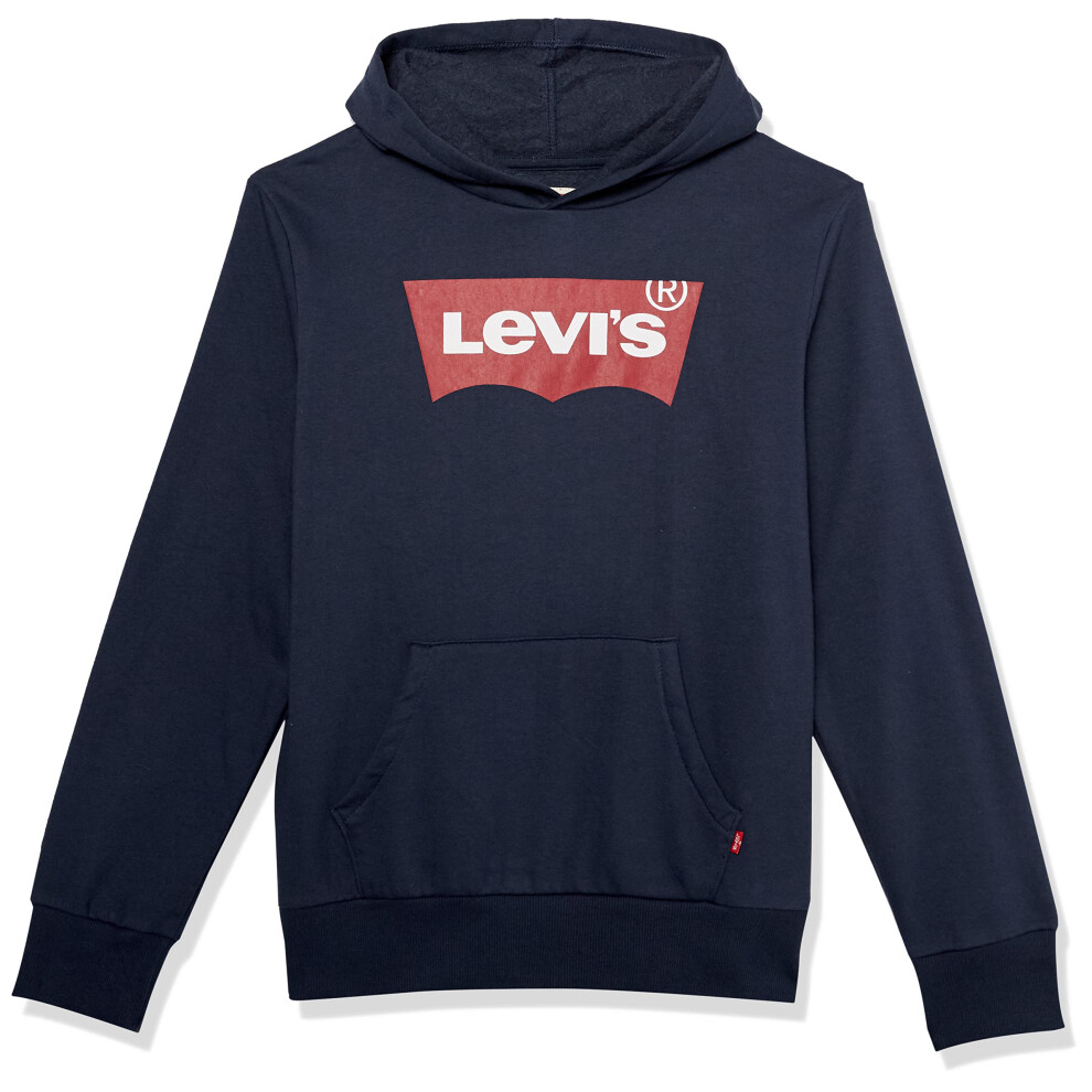 Levi's Big Boys' Batwing Pullover Hoodie  Dress Blues  Large