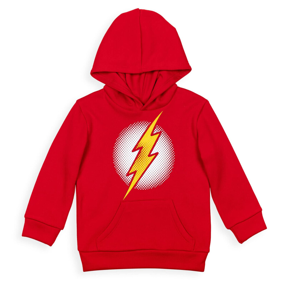 DC Comics Justice League The Flash Big Boys Fleece Pullover Hoodie Awe