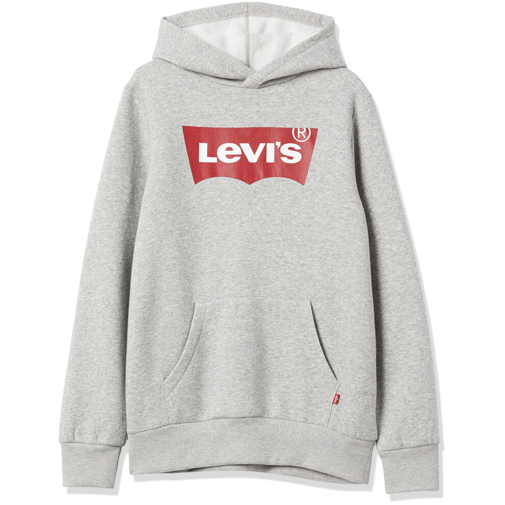 Levi's Boys' Batwing Pullover Hoodie  Gray  7