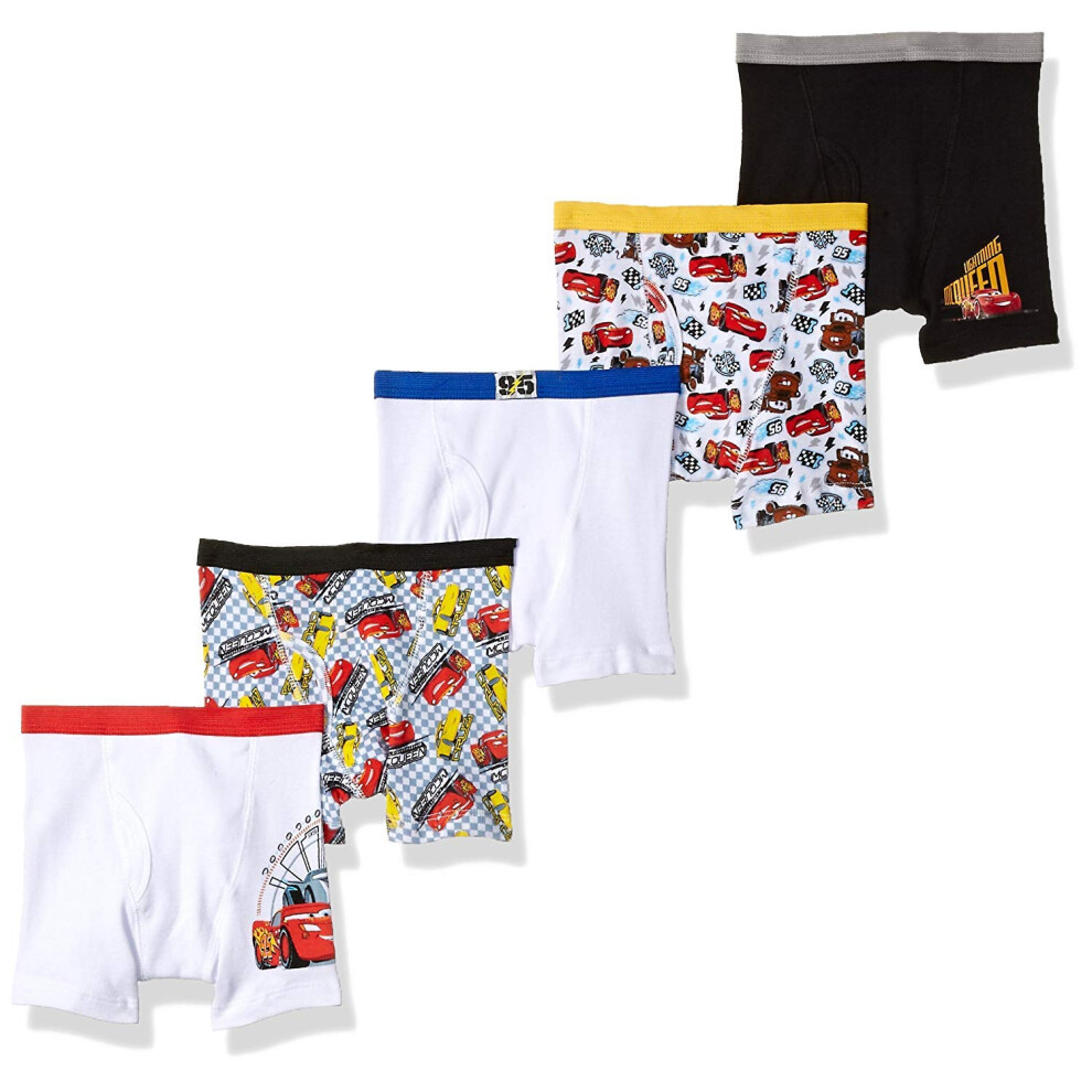 Disney boys Cars Underwear Mulipacks  Cars 5pk Bxrbr  2-3T