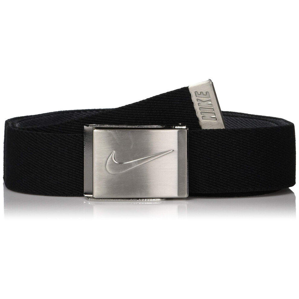 Nike boys Reversible Stretch Web Belt  Black  One Size US