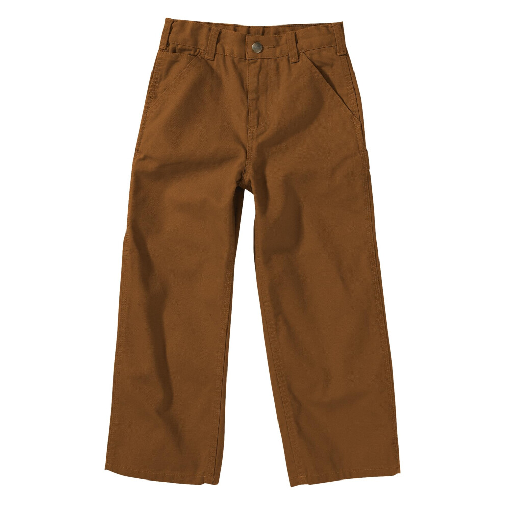 Carhartt Baby Boys' & Toddler Washed Dungaree Pants  Brown  18 Months