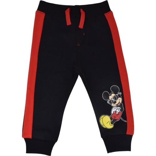 Disney Disney Mickey Mouse Παντελόνια για Αγόρια 2 Πακέτο Μαύρο/Γκρι 3T 1