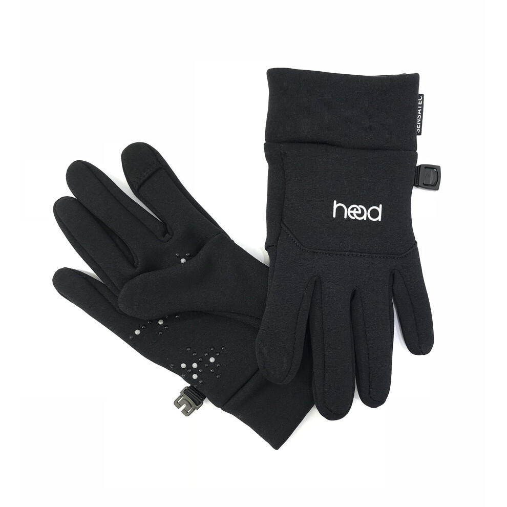 HEAD Kids Touchscreen Gloves - Black (SMALL)