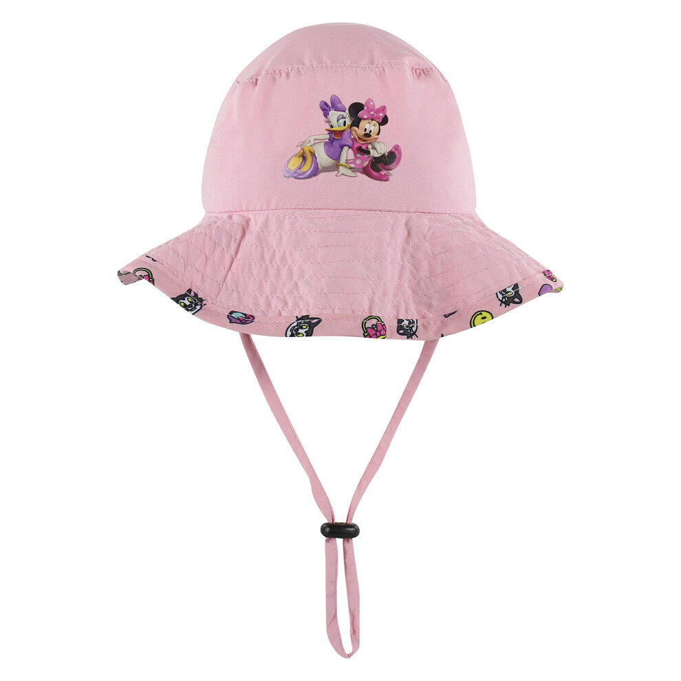 Disney Minnie and Mickey Girls and Boys Sun Boonie Hat - 100% Cotton (