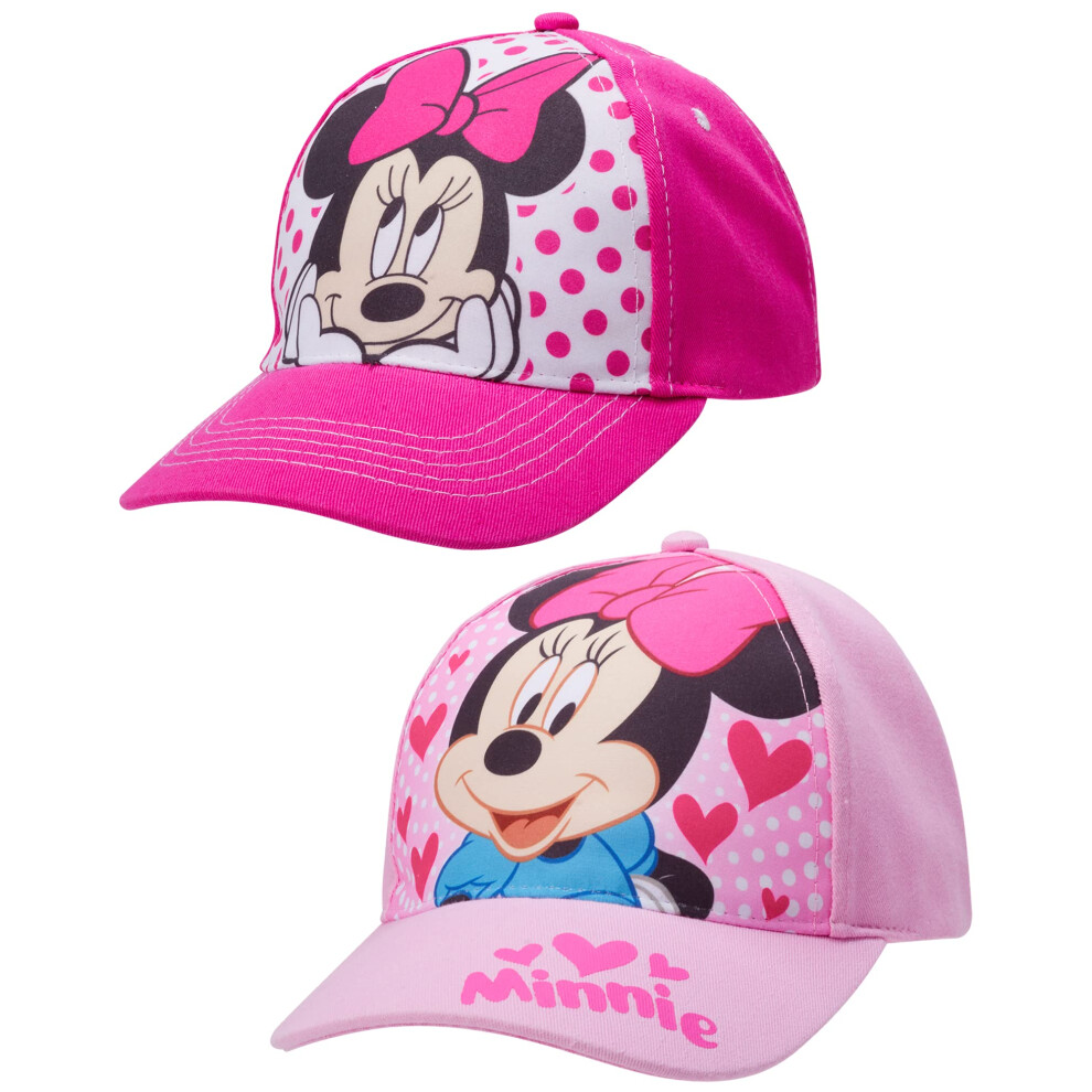 Disney Girls' 2 Pack Adjustable Baseball Hat: Minnie Mouse  Encanto Mi