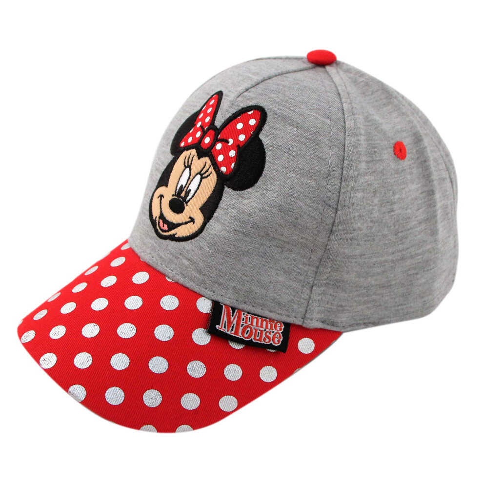 Disney Little Baseball Cap  Minnie Mouse Adjustable Girl Hats for Kids