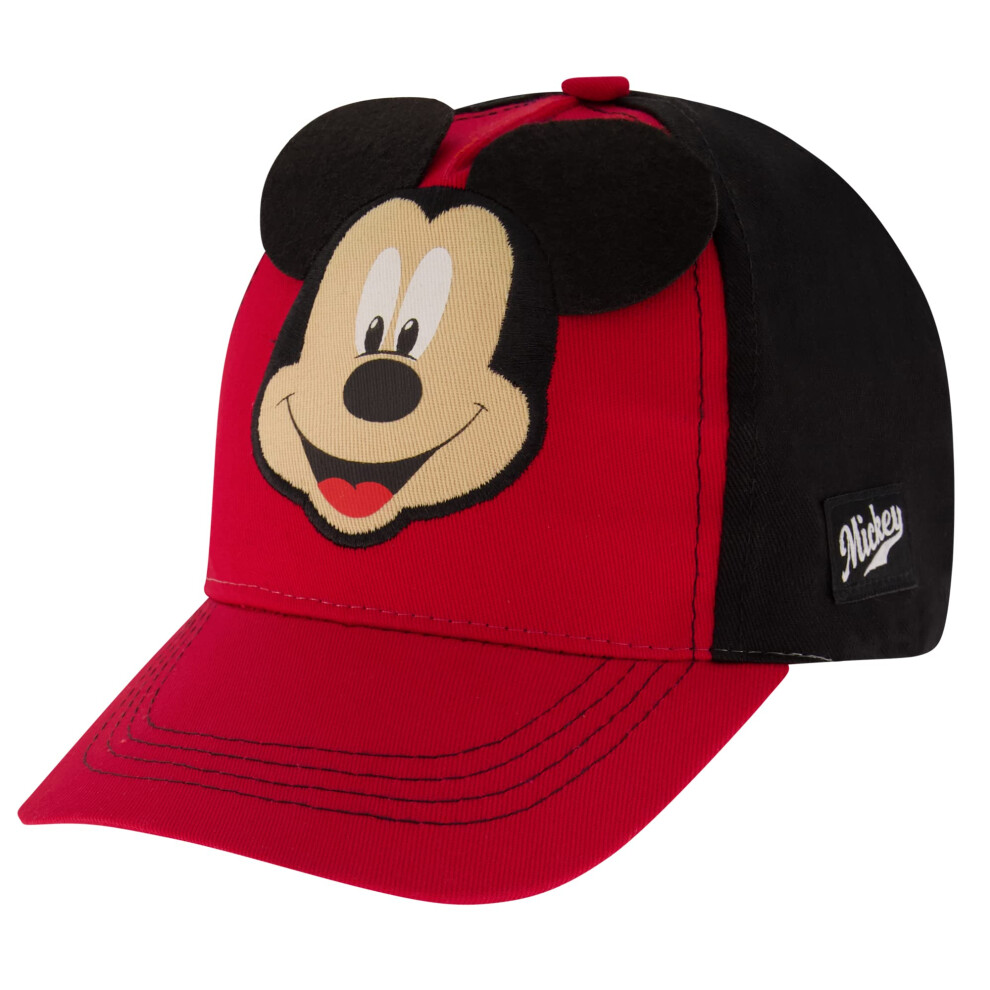 Disney Boys Baseball Cap  Mickey Mouse Adjustable Toddler Hat  Ages 2-