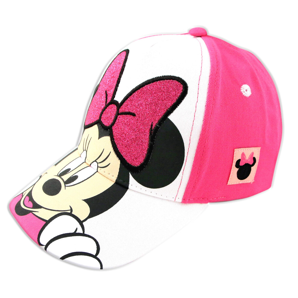 Disney Girls Cap  Minnie Mouse Adjustable Toddler Hat  Ages 2-4 Or Hat