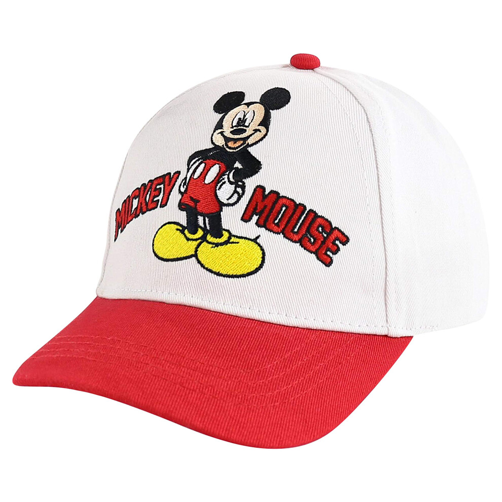 Disney Boys Baseball Cap  Mickey Mouse Adjustable Toddler Hat  Ages 2-