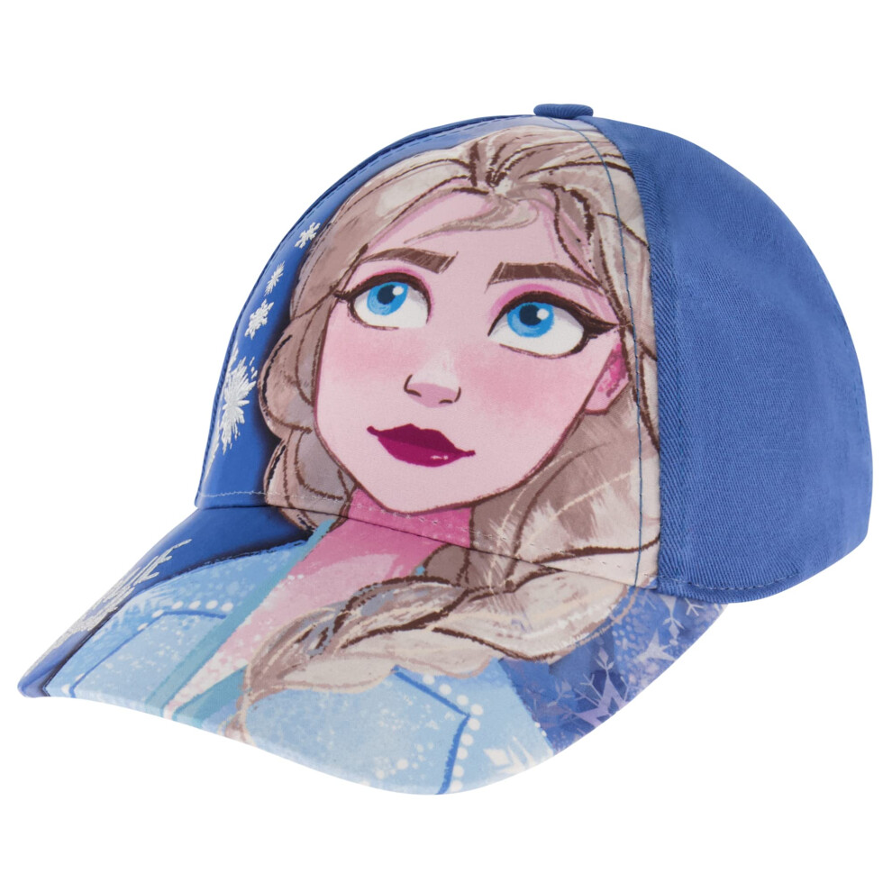 Disney Girls Baseball Cap  Frozen Elsa & Anna Adjustable Toddler 2-4 O