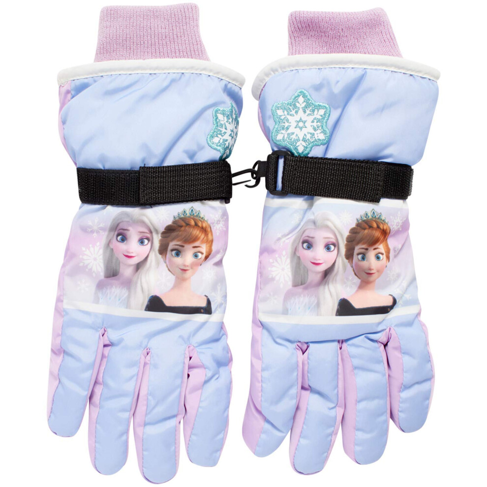 Disney Girls' Winter Insulated Snow Ski Gloves - Minnie Mouse or Froze