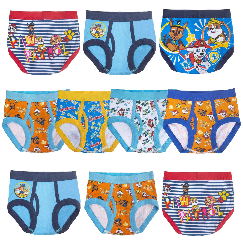 Paw Patrol 100% Combed Cotton Underwear 5-10Packs available with Chase