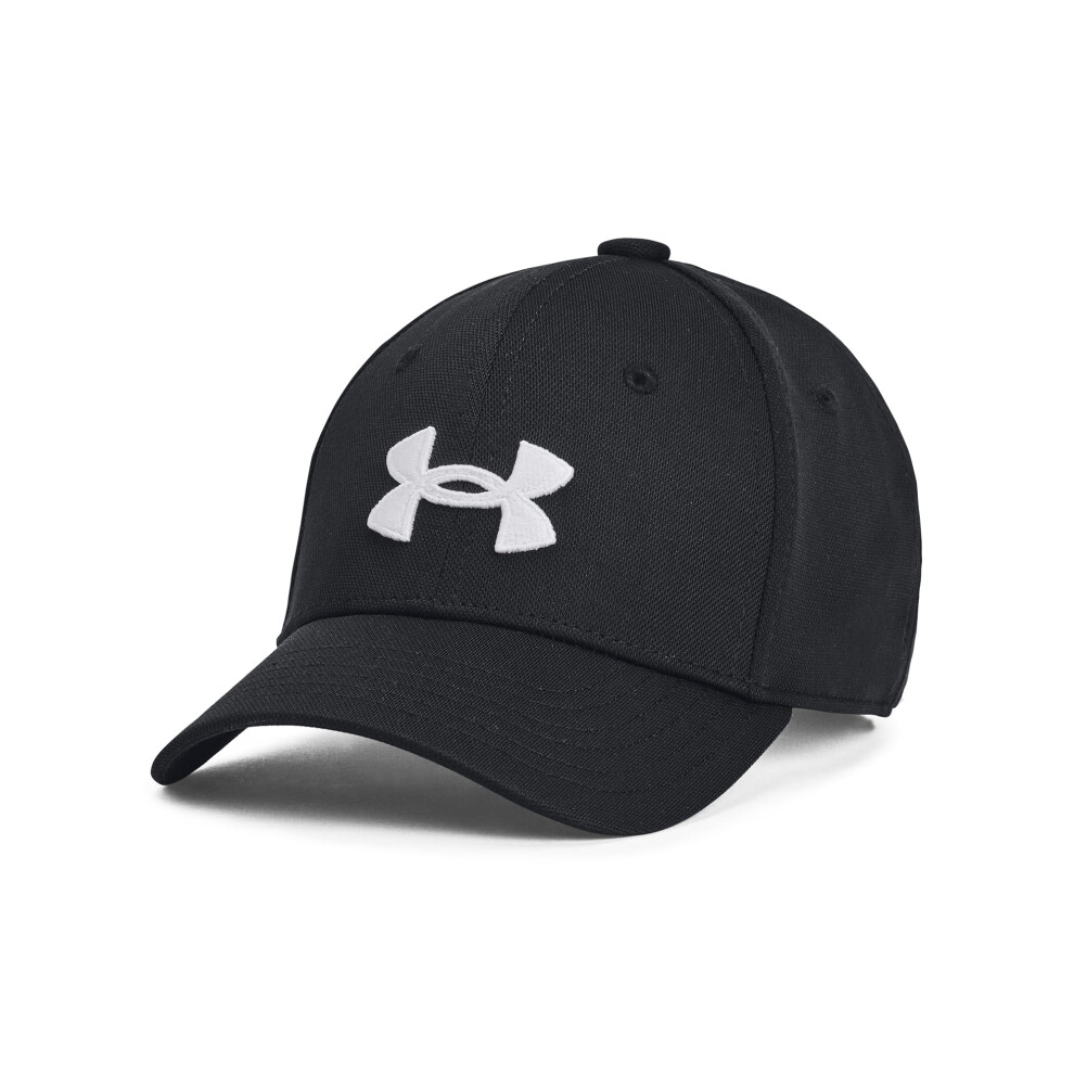 Under Armour Boys Blitzing Cap Stretch Fit  (001) Black / / White  Sma