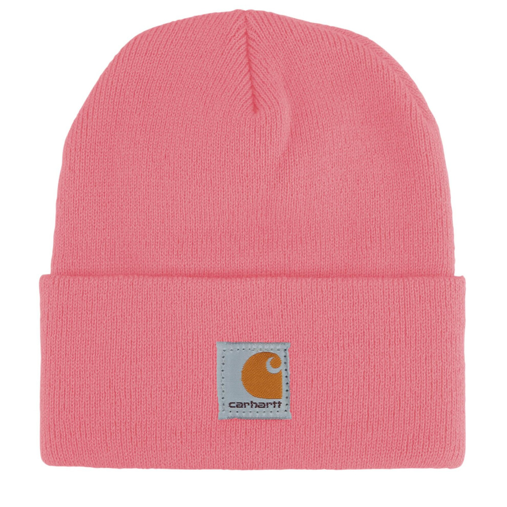 Carhartt Boys' Kids' Knit Beanie Watch Hat  Pink Lemonade