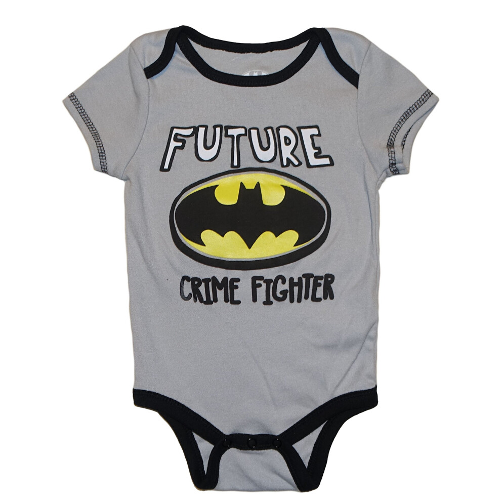 DC Comics Batgirl / Batman Logo Baby Boys & Girls Bodysuit Dress Up Ou