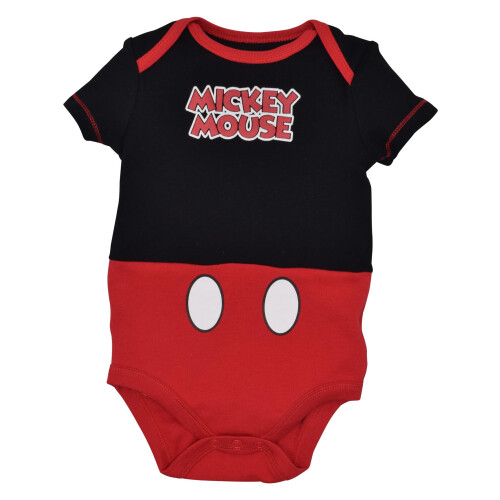 Disney Disney Mickey Mouse Donald Duck Pluto Garçon Bébé 5 Bodysuits Cuddly 24 Mois 1