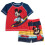 Disney Disney Top e Pantaloni da Bagno Mickey Mouse per Bambini, 2T, Rosso 1