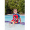 Disney Disney Top e Pantaloni da Bagno Mickey Mouse per Bambini, 2T, Rosso 2