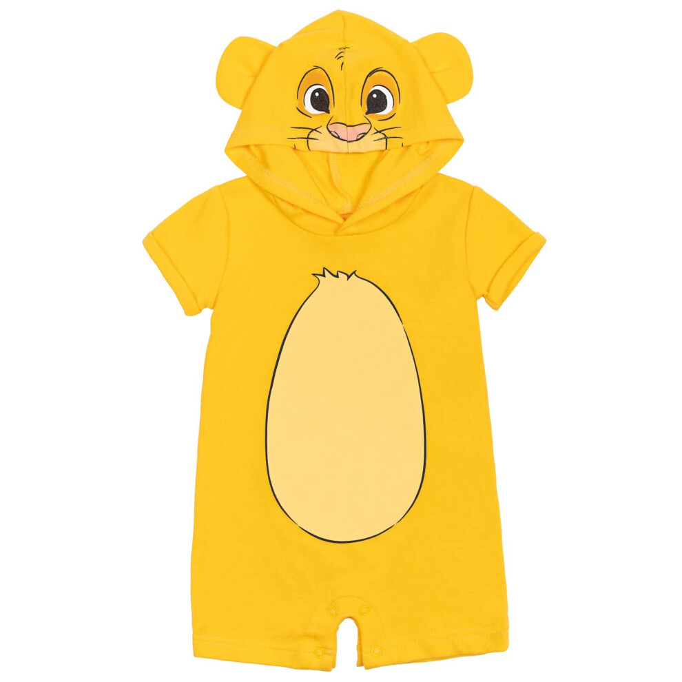 Disney Lion King Simba Infant Baby Boys Cosplay Romper 3-6 Months