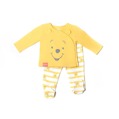 Disney Disney Winnie the Pooh Μωρό Αγόρι Μπουφάν Παντελόνι και Καπέλο 3 Τεμαχίων 12 Μηνών 1