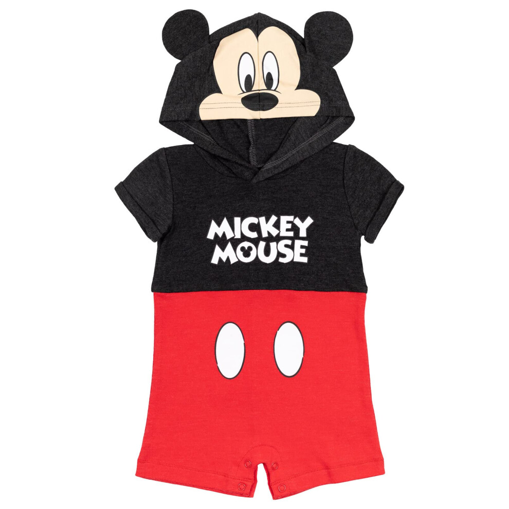 Disney Mickey Mouse Infant Baby Boys Cosplay Romper 3-6 Months